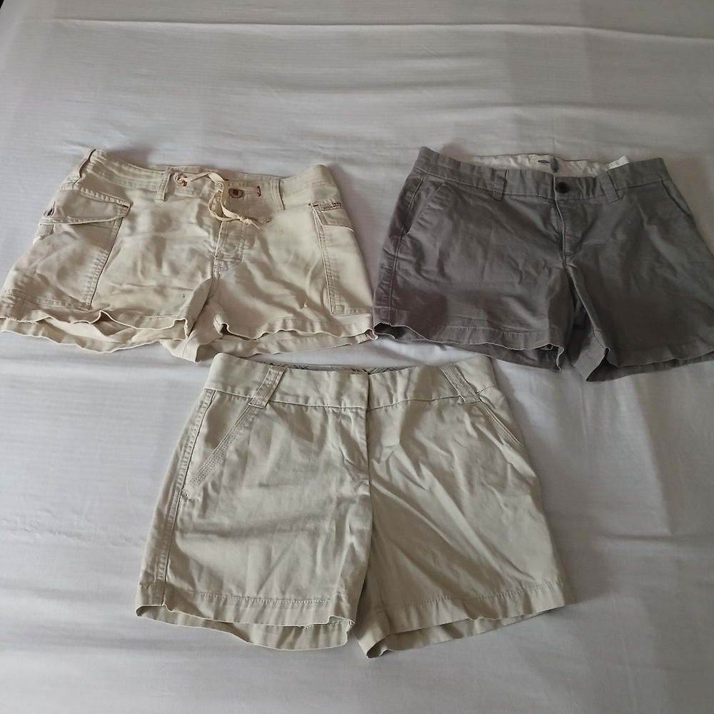 Bundle ShortsBermudas 3pcs Sz S 2 4 OldNavy Jcrew 1892 Variety Colors  Pre-owned